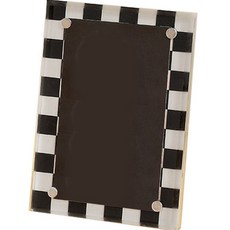 하이어리 미니 체크 아크릴 액자, 01 체크블랙
