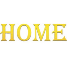 나음다름 HOME 포인트 벽지 스티커, 금