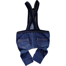 Jubico 狗狗吊帶連身衣, 牛仔藍