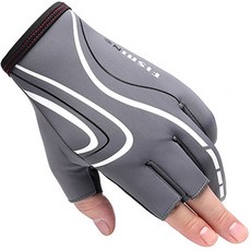 오티온 사계절 미끄럼방지 손가락 노출 낚시장갑 양손착용, 그레이842, 1개