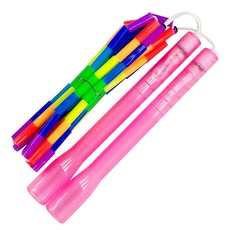 JFROPE Twinkle 彩虹串珠跳繩, 粉紅色