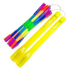 JFROPE Twinkle 彩虹串珠跳繩, 黃色