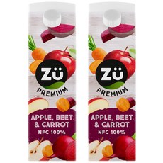ZuPremium ABC 鮮榨果汁, 1L, 2個