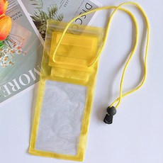 Highery 卡通智慧型手機防水袋, 1個, 黃色