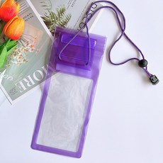 Highery 卡通智慧型手機防水袋, 1個, 紫色