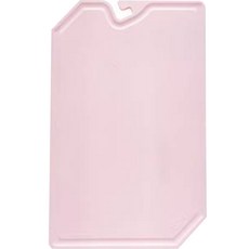 benudi TPU 嬰兒食品衛生可彎曲砧板 大, 淺粉色, 1個