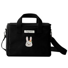 moms nature 嬰兒食品大型保冷袋, 黑色 萊尼