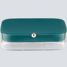 에즈홈 2단 악세사리 보관함, 그린, 1개