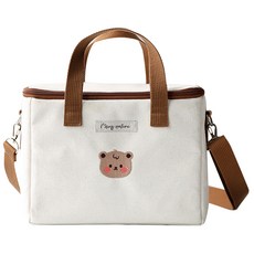 moms nature 嬰兒食品大型保冷包, 象牙白 班尼