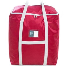 따봉오빠 이민 여행 이불 튼튼한 가방 JNH1027, 레드, 대형(47 x 32 x 54 cm), 1개