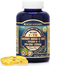 CHICAGOHEALTH Omega-3魚油+維生素D+維生素E膠囊 2376g, 180顆, 1罐