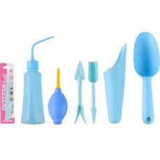 多肉植物用日式園藝工具 19藍色 7件組, 1套