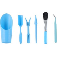 園藝工具 05 多肉植物用 6件組 藍色, 1套