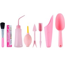 園藝工具 22 多肉植物用 日式8件組 粉紅色, 1套