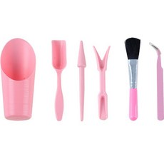 園藝工具 06 多肉植物用 6件組 粉紅色, 1套