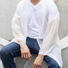 ROJI 어른 캠핑용 등산용 여행용 우의 레인코트 3p