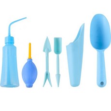 園藝工具17 多肉植物用日式6件組 藍色, 1套