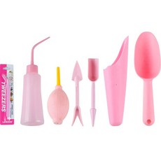 多肉植物用日式園藝工具 20粉色 7件組, 1套