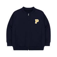 pancoat 兒童線條細節拉鍊外套