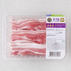 포크빌 한돈팩 삼겹살 구이용 (냉장), 700g, 1개