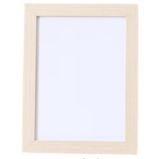 리라 사각 나무 액자, 백토목색