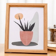 모던 프레임 사진 액자, 우드, 1개