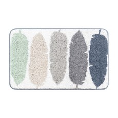 積木超市 繽紛浴室腳踏墊, 隨機出貨, 1個