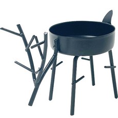 Lawyer 復古鹿裝飾燭台 B款, 黑色