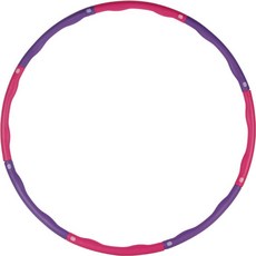 PEONIST 居家運動用組裝式呼拉圈, 紫粉色