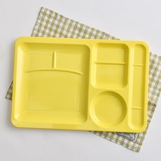 LOHJA 方形餐盤 10入, 淡黃色