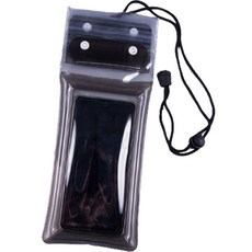 Hayari 透明觸控螢幕智慧型手機防水袋, 黑色, 1個