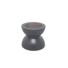 Merrigild 燭台燭台現代木質大號 2 步式, 黑色