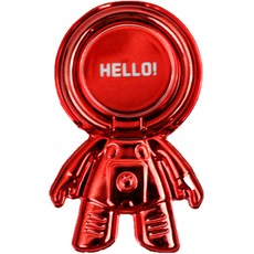 로이어 링 버클 우주비행사 스마트폰 스마트톡, 레드, 1개