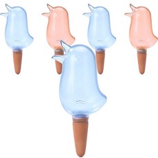 積木超市 園藝用品 塑膠鳥形澆水器 灑水器 花盆滴灌器, 5個