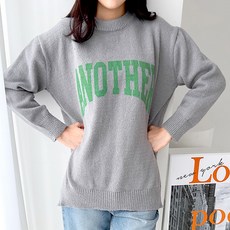 ViVEMO 字母撞色粉彩柔軟長袖大學T 01636