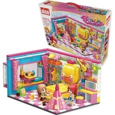 Zeus Digo 櫻桃 櫻桃鴨主題房積木套組, 混色, 1個