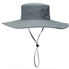 聖基霍 防曬釣魚叢林帽, 灰色