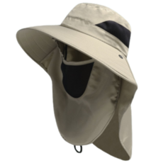 Sungkiho 牛仔大頭釣魚狩獵帽, 米色