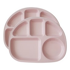 LOHJA 兒童分隔餐盤, 粉紅色(803款), 單品, 2個