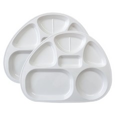 LOHJA 兒童分隔餐盤, 乳白色(804款), 單品, 2個