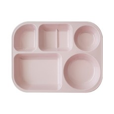 LOHJA 兒童分隔餐盤 801款, 粉色, 單品, 1個