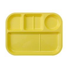 韓國製 Roya 幼兒用飲食控制餐盤 802, 淺黃色, 單品