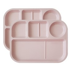 LOHJA 兒童分隔餐盤 802款, 粉色, 單品, 2入