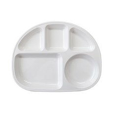 LOHJA 兒童分隔餐盤, 乳白色(803款), 單品, 1個