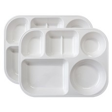 LOHJA 兒童分隔餐盤 801款, 乳白色, 單品, 2個