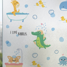 Machi Eoje 室內裝飾無痕靜電玻璃貼 200 L型, 混合色