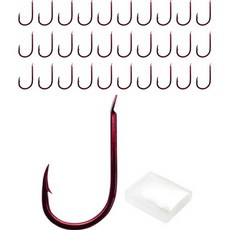 CK 一針一擊 磯奴魚鉤 赤針 50入 + 高級收納盒 套組, 1套