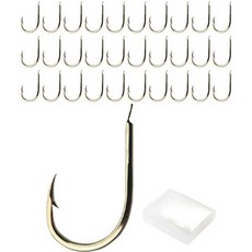 CK 一針一擊 黑鯛魚鉤 金鉤 50入 + 高級收納盒組