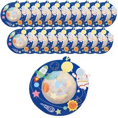 minhwashop 紙製宇宙甩火罐遊戲 20入, 混合色, 20個