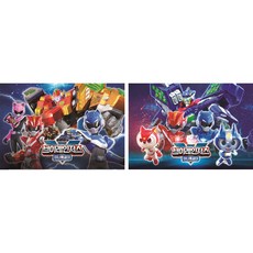 迷你突擊隊 V-Rangers 拼圖 2 件套, 1套, 63件